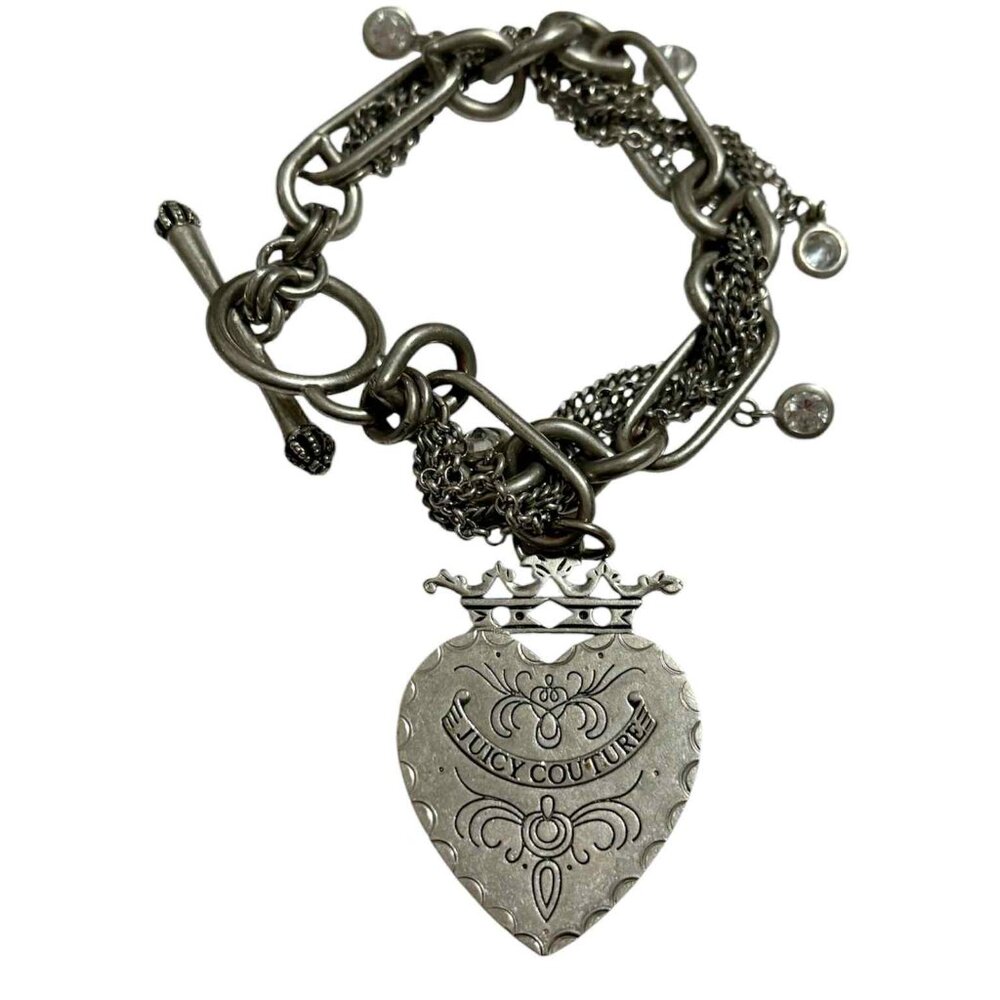 JUICY COUTURE WOMEN'S CHAIN BRACELET WITH HANGING HEART